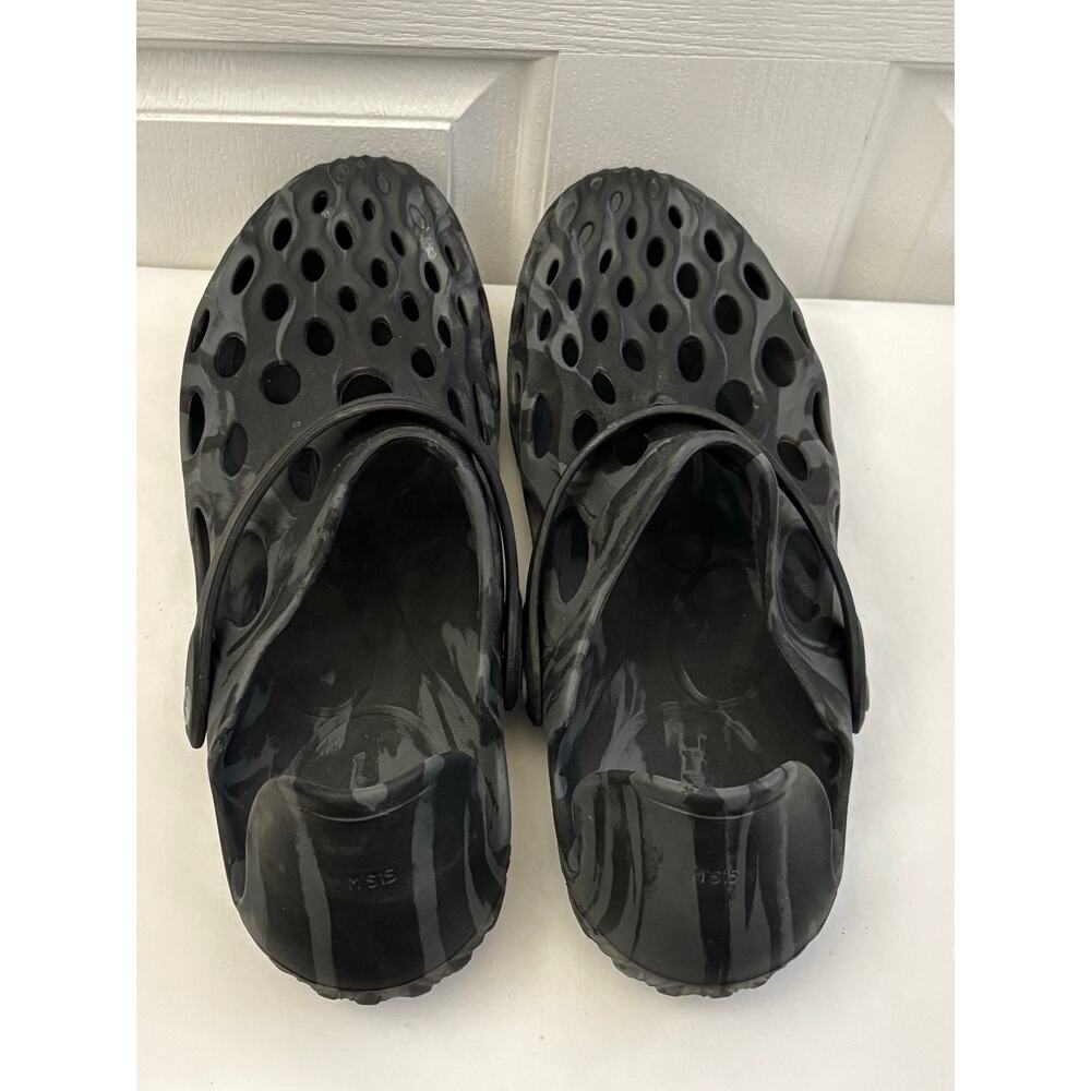 Merrell Hydro Moc Black Marble Water Shoes Slip On Clogs Men’s 15 - Picture 5 of 12